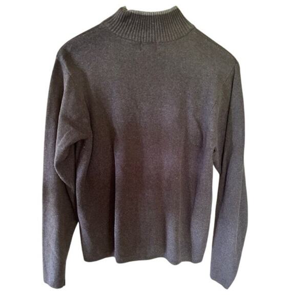 Arrow Full-Zip Sweater – Men’s Size Large – Cotton Knit – Gray - Picture 2 of 5